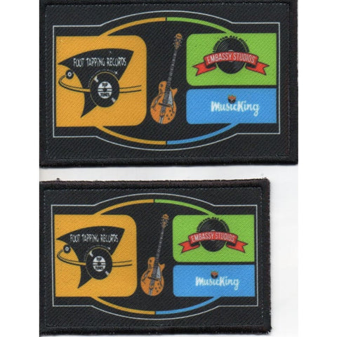 Badges - Foottapping Records /Music King / Embassy Studios - Sew On Badges