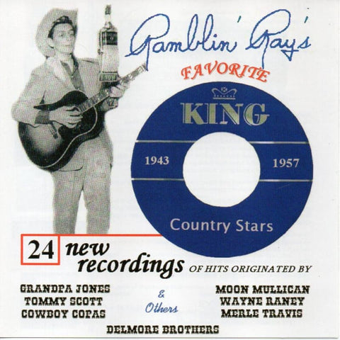 Ray Campi - Favourite King Country Stars CD - CD