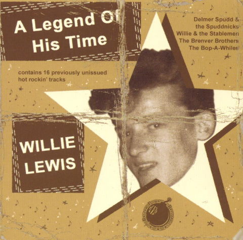 Willie Lewis  – A Legend Of His Time CD