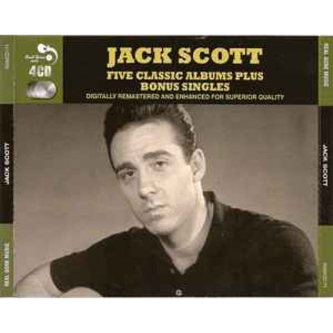Jack Scott – Five Classic Albums Plus Bonus Singles 4xCD - 4 CD Boxset