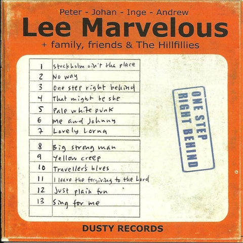 Lee Marvelous - One Step Right Behind - Cd