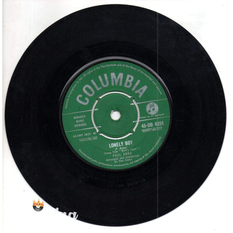 Paul Anka Vinyl 45 Rpm - Vinyl