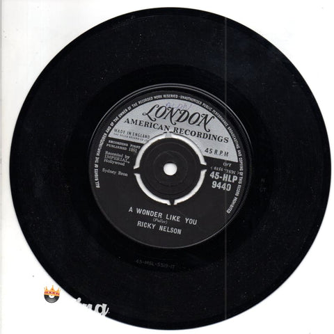 Ricky Nelson Vinyl 45 RPM - Vinyl