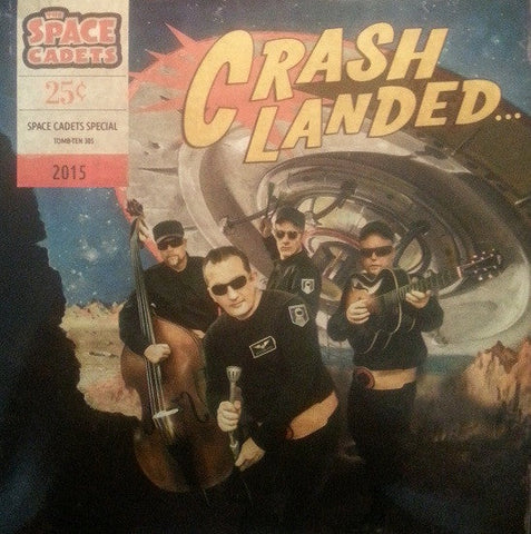 The Space Cadets (3) ‎– Crash Landed 10 Vinyl 33 1/3 RPM - Vinyl 10
