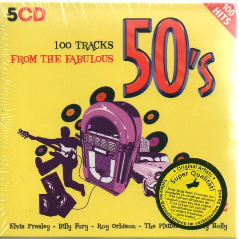 Various - 100 Tracks From The Fabulous 50S Vol 2 Cds - Digi-Pack