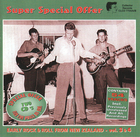 Various Early Rock & Roll From New Zealand Vol 3 & 4 Double CD - CD