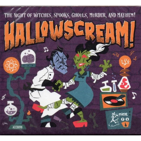 VARIOUS – HALLOWSCREAM – ATOMICAT CD - Digi-Pack