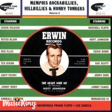 Various - Memphis Rockabillies Hillbillies And Honky Tonkers Vo - CD