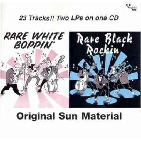 Various – Rare White Boppin’ & Rare Black Rockin’ CD - CD