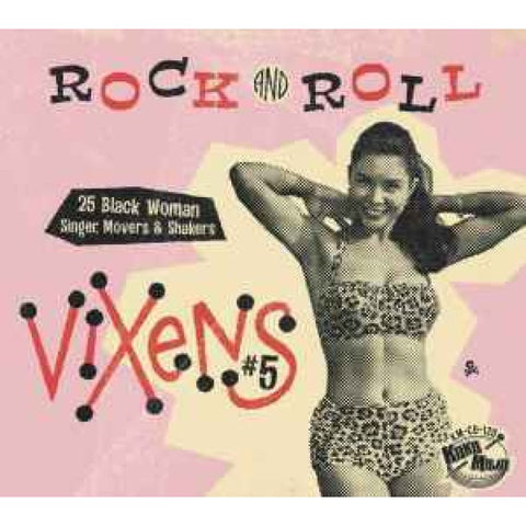 Various ‎– Rock And Roll Vixens #5 (25 Black Woman Singer Movers & Shakers) CD - CD