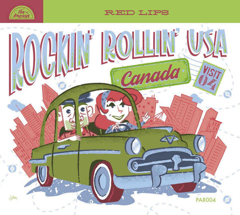 Various ‎– Rockin’ Rollin’ USA - Visit 04 - Canada - Red Lips CD - CD