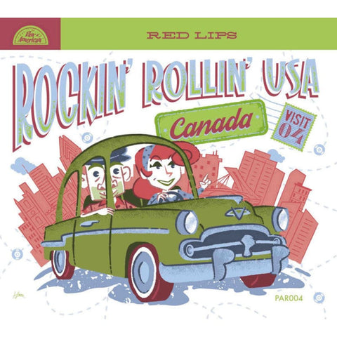 Various ‎– Rockin’ Rollin’ USA - Visit 04 - Canada - Red Lips CD - CD