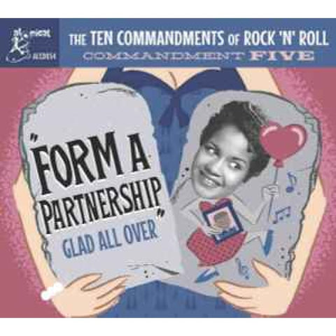 Various – The Ten Commandents of Rock n Roll ’Form A Partnership’ (Glad All Over) CD - CD