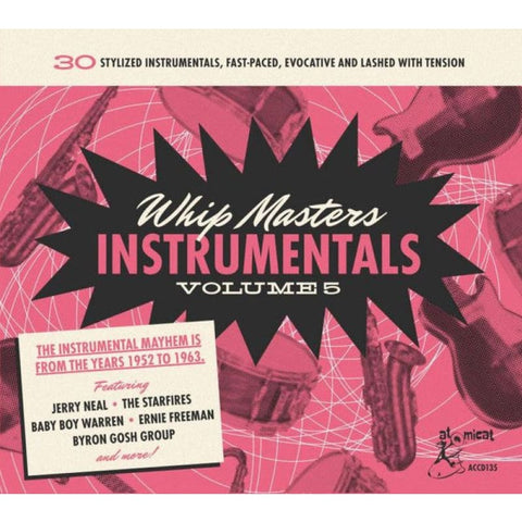 Various ‎– Whip Masters Instrumentals Volume 5 (30 Stylized Fast-Paced Evocative And Lashed With Tension) - Digi-Pack