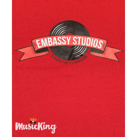 Embassy Studios - Youth Red T Shirts - T-Shirt
