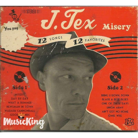 J Tex - Misery Cd - Digi-Pack