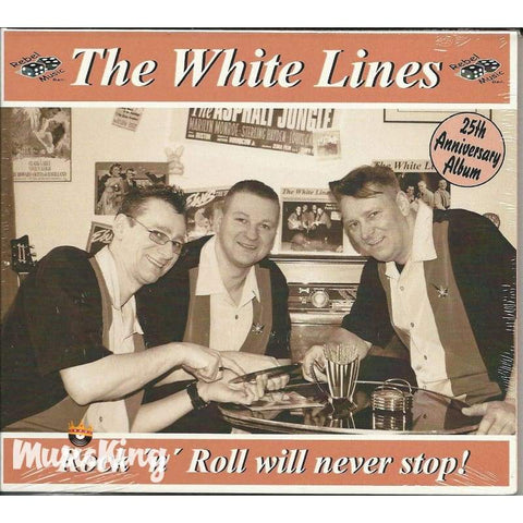 White Lines - RocknRoll Will Never Stop CD - Digi-Pack